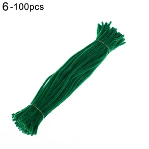 100Pcs Chenille Stems Pipe Cleaners Twist Rods Kids DIY Craft Educational Toy 47 - Picture 1 of 8
