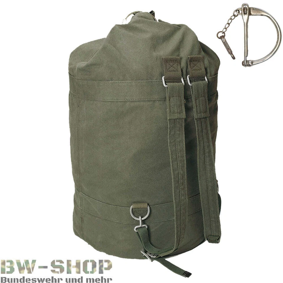 ORIGINAL BUNDESWEHR SEESACK MIT BÜGEL 120L OLIV ARMEE BW TASCHE RUCKSACK 2.WAHL - Bild 1 von 1
