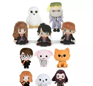 NEW OFFICIAL 10" 12" HARRY POTTER SOFT PLUSH TOYS DOBBY HEDWIG DUMBLEDORE - Picture 1 of 16
