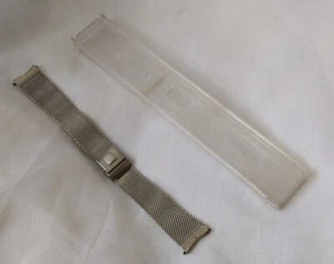 Vintage Stainless Steel Mesh JB Champion Unused NOS Watch Band 17.2mm - Picture 1 of 5