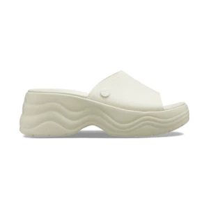 New CROCS Womens SKYLINE SLIDE 208182-2Y2 BONE US W 5 - 9 TAKSE - Picture 1 of 6