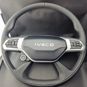 IVECO Steering Wheel TRUCK Black Leather NEW OEM - Picture 1 of 20