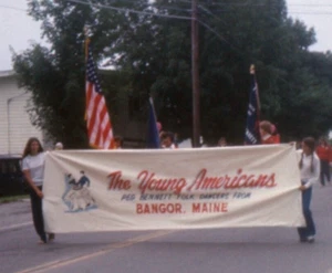 x17 diapositive 35mm sfilata bicentenario Bangor, Maine 1976 giovani americani Orono - Foto 1 di 19