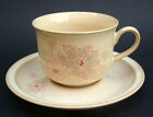 Denby Stoneware Sandalwood 1980'S Pattern 240Ml Tea Cups & Saucers Look In Vgc