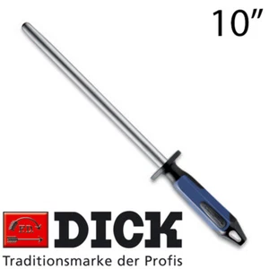 F DICK Fine Cut Oval Knife Sharpening Steel 10" 25 cm With 2K Handle - Picture 1 of 2