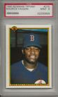 1990 Bowman Tiffany Baseball Maurice Vaughn Rookie Card Psa 9 Mint Condition