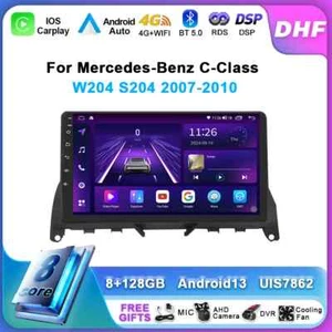 Android CarPlay Car Radio For Mercedes Benz C-Class 2007-2010 GPS Stereo Screen - Picture 1 of 30