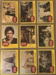 38 1977 Yellow Series 20th Century Fox Star Wars Trading Cards G to NM - Picture 1 of 12
