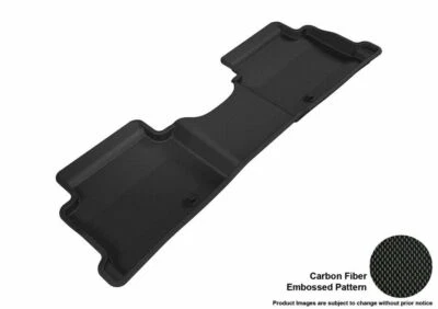 Forro de piso 3D MAXpider negro segunda fila 1 pieza para Hyundai Elantra Foto 1 de 4