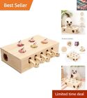 Interactive Cat Toy - Whack-A-Mole Game For Cats & Kittens - Solid Wood