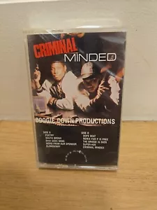 Criminal Minded Boogie Down Productions Cassette Tape 1994 B-Boy Records JR - Picture 1 of 6