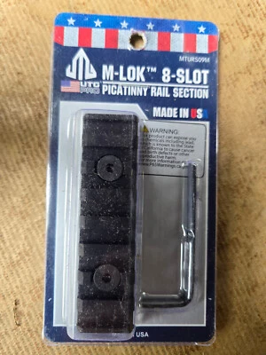 UTG PRO M-LOK 8-Slot Picatinny Rail Section  MTURS09M - Image 1 of 2