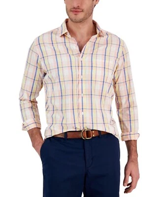 Club Room Mens Woven Classic Fit Long Sleeve Button-Down Shirt  XL - Image 1 of 3