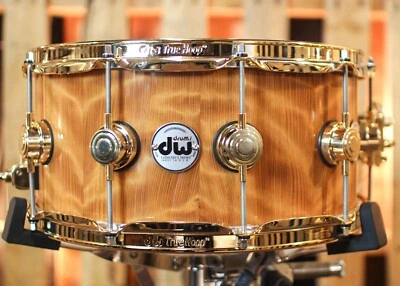 DW 6.5x14 Collector's Maple VLT Redwood Stump Snare Drum - SO#1188901 - Image 1 of 4