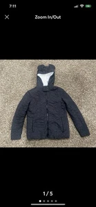 Disney Parks Mickey Mouse Steppjacke mit Ohren Sherpa gefüttert Größe XS - Bild 1 von 6