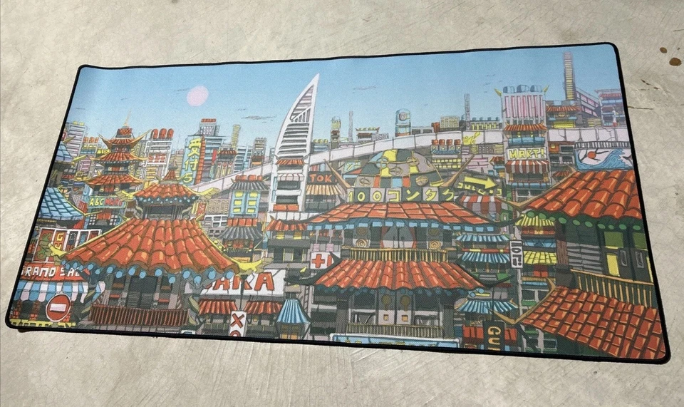 Japanese style Extended mouse pad 36” X 18”. City - Image 1 of 1