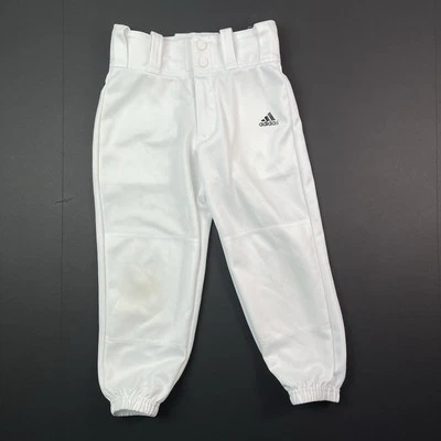 Adidas White Aeroready Jogger Pants Baseball Pants  Training Cuffed Boys Size XS - Image 1 of 4