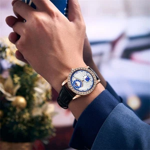 Reloj Hombre Impermeable Clásico Acero Inoxidable Cuarzo Analógico Negocios Regalo Nuevo - Imagen 1 de 8