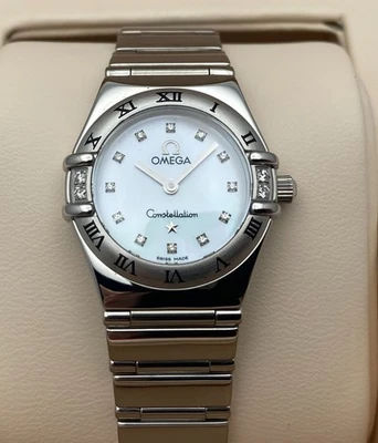 *Revisado/Garantía* Reloj Omega Constellation 'My Choice' Diamante 22.5mm 1566.76 Foto 1 de 4