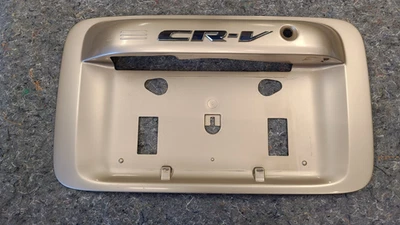 OEM 1997-2001 Honda CRV CR-V matrícula trasera adorno puerta trasera dorada A2 Foto 1 de 4