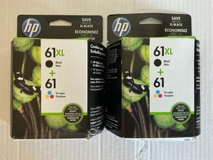 HP 61XL Schwarz 61 Tri-Color Tintenpatrone Posten Kombipack Original ABGELAUFEN 2016 NEU - Bild 1 von 5