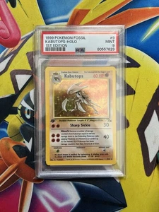 PSA 9 Kabutops 9/62 1st Edition Fossil Holo Pokemon Card - Picture 1 of 1