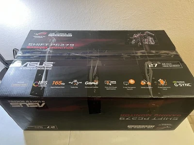 ASUS ROG Swift PG279Q 27" LED Monitor (Zero Backlight Bleed) (Complete in Box) - Image 1 of 4