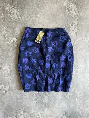 ❗️NEW Gudrun Sjoden Floral Print Cotton/Linen Midi Skirt Size S Sjöden Women’s - Image 1 of 4
