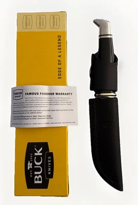 Buck 102 Woodsman Small Fixed Blade Knife 102bks USA With Leather Sheath -NIB!! - Image 1 of 3