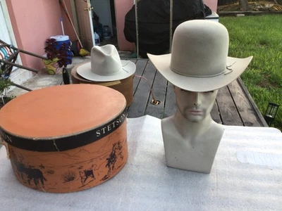 De colección EXCELENTE Stetson Años 50 Taupe (Forma Personalizada) 3X Castor Talla 7 - SIN CAJA Foto 1 de 4