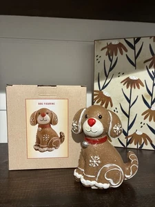 Cracker Barrel Christmas Gingerbread Dog Glitter Figurine - Picture 1 of 6
