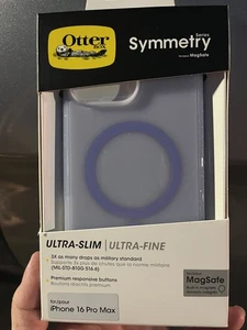 OtterBox Symmetry Clear Series Denver Dusk Purple for iPhone 16 Pro Max-NIB - Picture 1 of 5