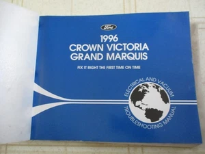 1996 Ford Crown Victoria Electrical Vacuum Troubleshooting Wiring Diagram Manual - Picture 1 of 3