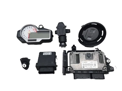BMW S1000 R 2014 KIT CHIAVI COMPLETO ECU + STRUMENTAZIONE + SERRATURE 8546129 - Image 1 of 4