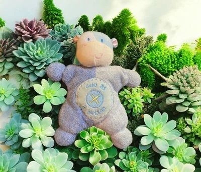 Kids Preferred Blue Star Cow Rattle 8” Plush Baby Toy Asthma Friendly 2005 - Image 1 of 4