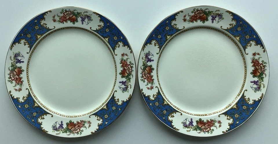 Vintage Sampson Bridgwood & Son Plates x Two - 26cm Diameter - Good Condition - Image 1 of 4