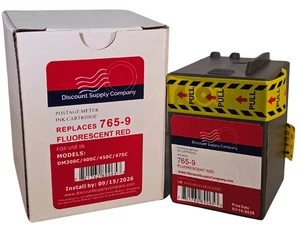 765-9 7659 Pitney BowesCompatible Red Postage Ink for DM300c, DM450c, DM475c - Picture 1 of 8
