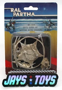 Ral Partha 01-084 Evil Lord on Wurf with Bearers Neu auf Karte - Bild 1 von 4