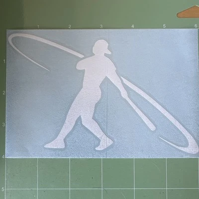 Swing Man Vinyl Decal 5.75”x3.75”