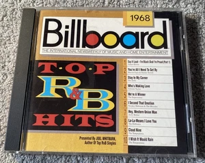 Billboard Top R&B Hits CD 1968 by Various Artists Disc Is Mint 878A - Imagen 1 de 6