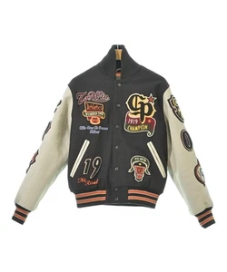 CHAMPION Varsity Jackets Dark BrownxBeige M 2200613629041 - Picture 1 of 5