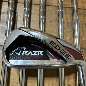 Callaway Razr Edge Iron Set 5-PW-SW (7 Irons) Uniflex Steel Shafts Nice Grips RH - Picture 1 of 11