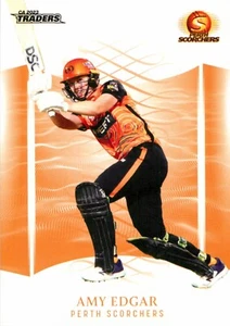2023 2024 Perth Scorchers WBBL Cricket TLA Traders Card - Amy Edgar - Picture 1 of 3