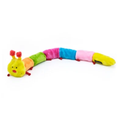 Zippy Paws - 20" Long Caterpillar Deluxe 6 Blaster Squeakers - Image 1 of 4