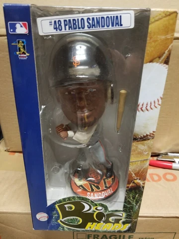 *BRAND NEW* RARE PABLO SANDOVAL SAN FRANCISCO GIANTS GREY JERSEY BOBBLEHEAD BIG Cover