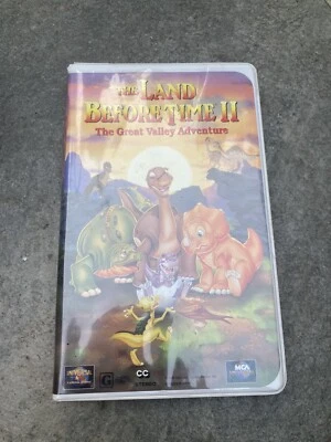 The Land Before Time II 2 The Great Valley Adventure (VHS 1994)-Clamshell - Image 1 of 2