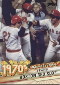 BOSTON RED SOX 2020 Topps Update   Decades' Best - BOSTON RED SOX - #DB-25 - Picture 1 of 1