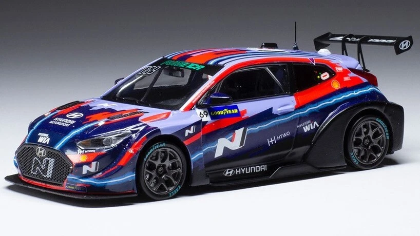 Modellino auto scala 1:43 Ixo model HYUNDAI VELOSTER N ETCR racing modellismo... - Immagine 1 di 1