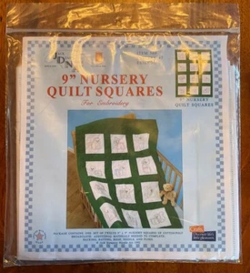 Nursery Quilt Blocks - 9” x 9” - Friends - Jack Dempsey Needle Art #300-7 - Picture 1 of 5
