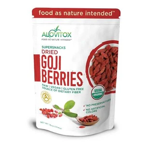 Organic Goji Berries 16 oz | Vegan, Gluten Free Superfood Snack | High in Fiber - Picture 1 of 9